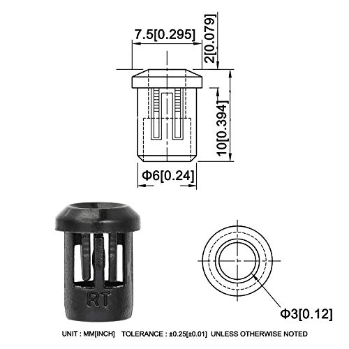 Soporte para LED 3mm panel pack 50 unidades miniatura 2