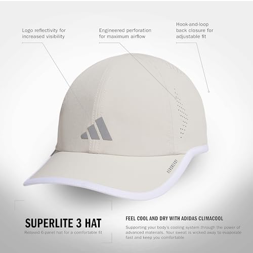 Image of adidas Women's Superlite Hat - Lightweight Moisture-Wicking Cap for Workout and Training