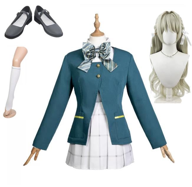 ブルーアーカイブ　桜井ミヨ　コスプレ　衣装フルセットMサイズ Amazon.co.jp: ブルーアーカイブ 桜井ミヨ コスプレ衣装(ウィッグ 靴