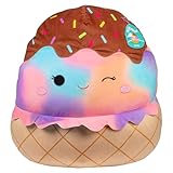 Squishmallows Original 20-Inch Jumbo Glady the Rainbow Ice Cream - Official Jazwares Pillow Plush - Collectible Soft & Squishy Food Stuffed Animal Toy - Add to Your Squad - Gift for Kids, Girls & Boys