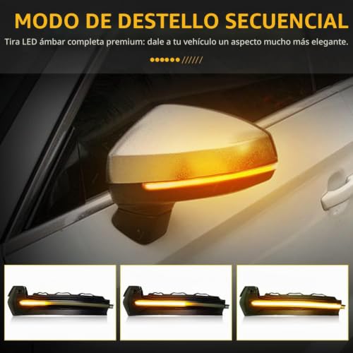 Intermitentes intermitentes dinámicas para Audi A3 8V S3 RS3 2013-2020 3
