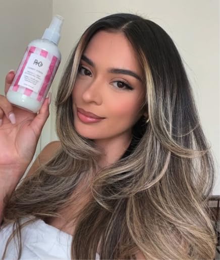 R+Co Candy Stripe Protect + Prep Detangling Spray | Instantly Detangles, Nourishes Hair, Prevents Breakage | Vegan + Cruelty-Free | 8.5 Fl Oz - Image 6