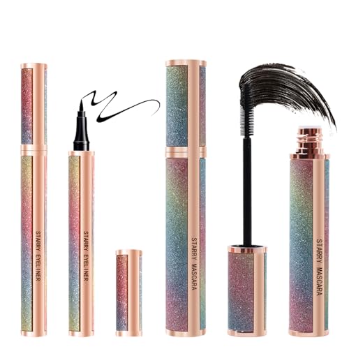 4D Silk Fiber Mascara & Waterproof Eyeliner Set
