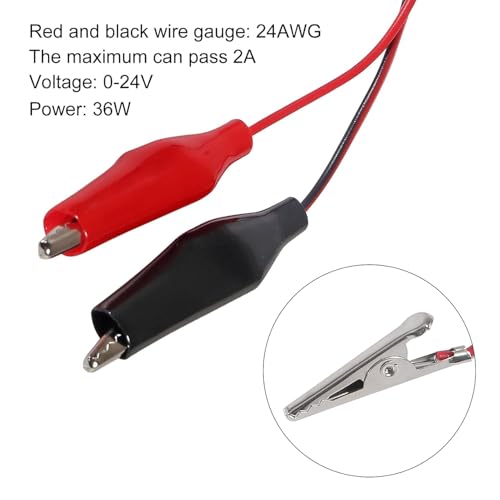 Image of 8PCS USB to Alligator Clip Adapter Cable Female USB to Alligator Clip Probe USB Cables with Alligator Clip for Circuit Test(Female)