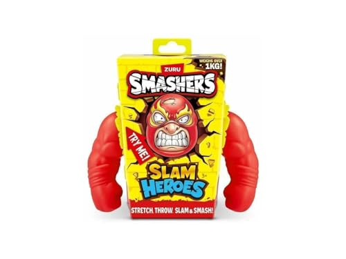 ZURU Smashers Slam Heroes Luchador Rojo de 18 cm