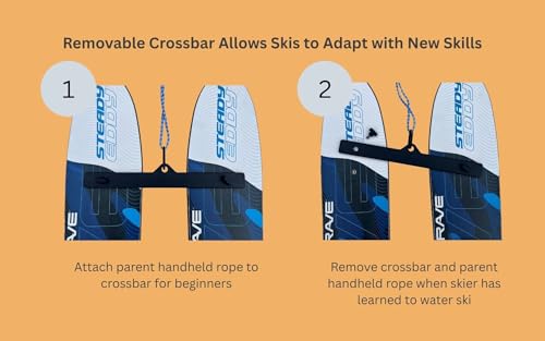 Steady Eddy Kids Trainer Combo Water Skis - Thumbnail 5