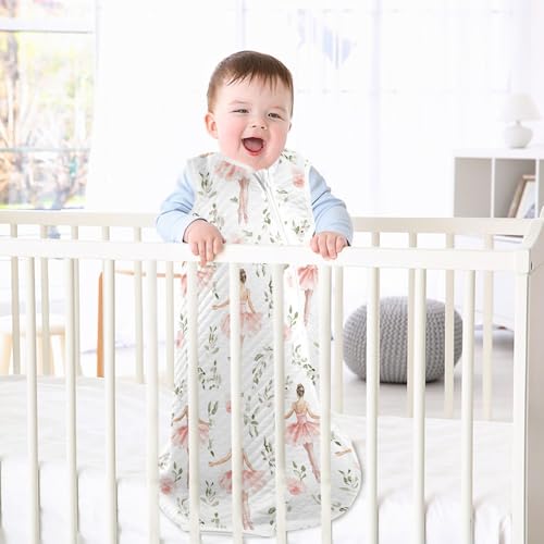 Image of vvfelixl Bright Funny Dinosaurs Baby Sleeping Bag Sleep Sack,Baby Wearable Blanket Sleep Suit for 0-6 Months