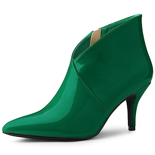Bottines à talons aiguilles en V pour élancer la silhouette femme