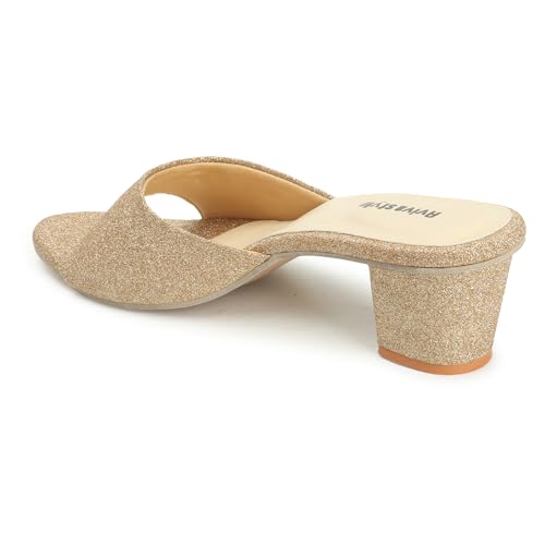 Image of Women's Glitter Block Heel Sandals | Ideal for Weddings, Events & Everyday Fashion