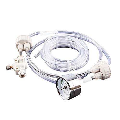 Yosoo DIY Aquarium Planted Tank CO2 System kit pro Tube Valve Guage Bottle Cap D201