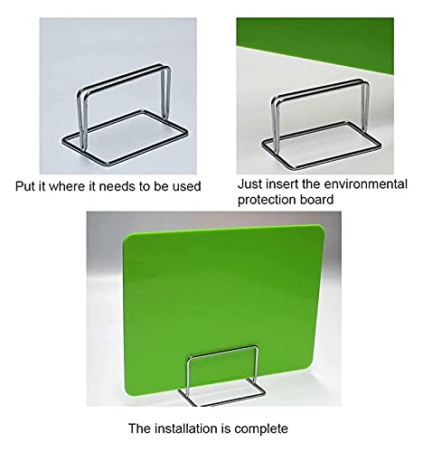 Support de panneau d'isolation mobile métallique pour bureau et école (2 PCS) - 6