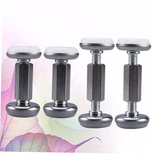 Ciieeo 4 Pcs antiderrapante Anti-derrapante fixador de cabeceira de aço inoxidável rolhas de cama de