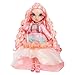 Rainbow High Winter Wonderland Bella (Pink) 28 cm Model Doll with Magic Snow, Comes with Snowman Suitable for Ages 4-12 and Collectors