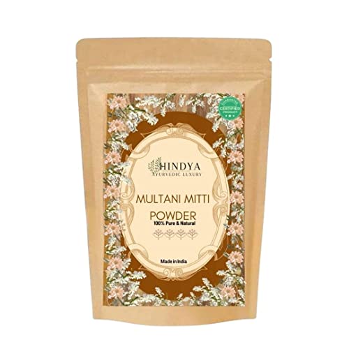 Multani Mitti powder for Face, Skin and Hair | FacePack | Fuller's Earth, Bentonite Clay (100 g)