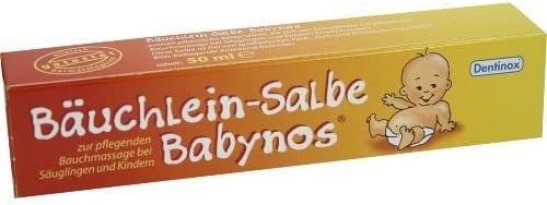 Bäuchlein-Salbe Babynos Massage ointment for the upset tummy-soothe colic-50 ml by Dentinox