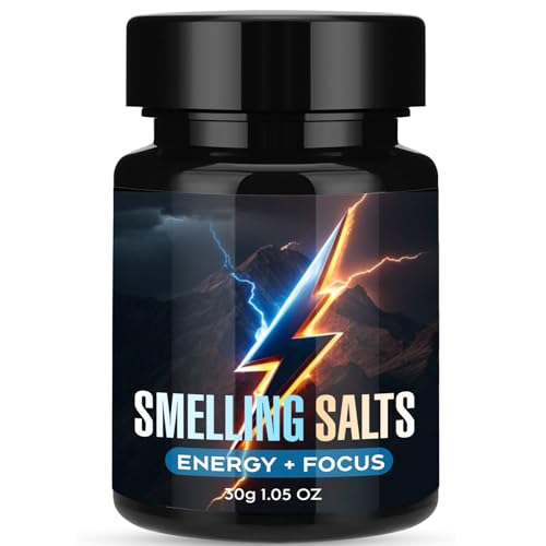 Cpulnox Powerful Salts for Athletes, Activate Before Smelling, Salts for Wake-up Athletes in Powerlifting, Instant Energy, Football and Fitness, Extra Strength & Boosted Focus | BLUE-30g-98