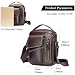 Imagen de BAIGIO Bolso de hombro de cuero para hombre