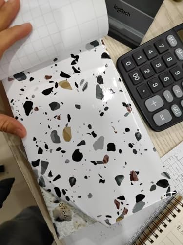 SumiStick リメイクシート 白 大理石調 花崗岩40CMX1.5M 壁紙シール 大理石 御影石 キッチン リメイクシート リフォームシート はがせる壁紙 インテリアシート カッティングシート