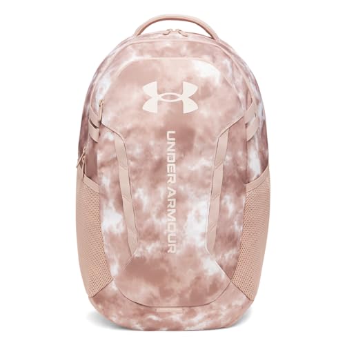 Image of Under Armour Unisex Hustle 6.0 Backpack, (602) Bashful Pink / / Apex Pink, One Size Fits Most