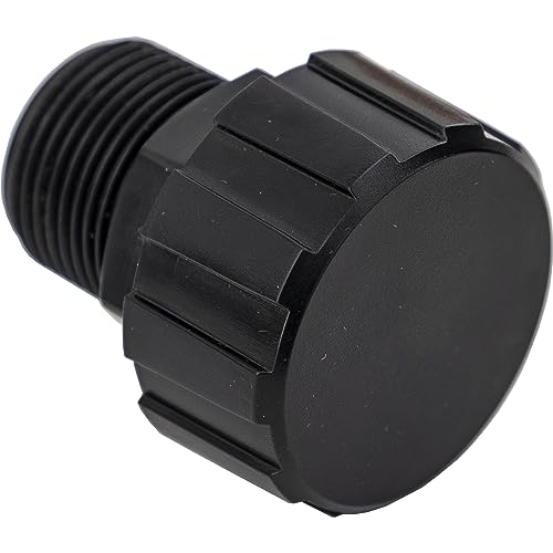 Image of Buyers Products HBF12P DC Hydraulic Power Unit Poly Breather Cap, Free Flow Ventilator for Reservoir, Oil-Resistant, 3 /4 NPT