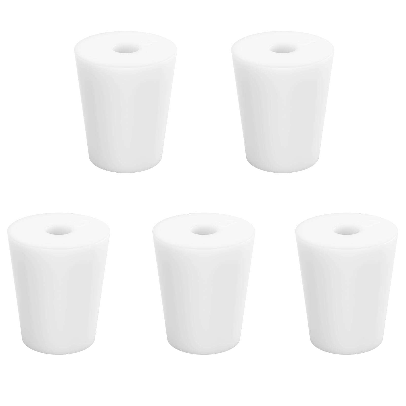 stonylab Silicone Stoppers, 5-Pack Standard 8# Natural Silicone Stoppers with 8 mm Aperture Single-Hole — Amazon image 20