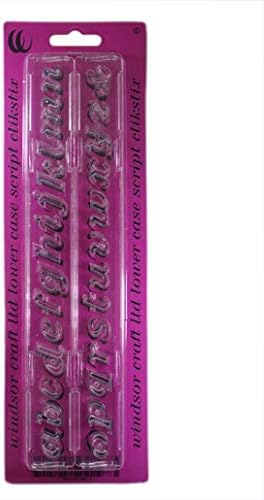 Clikstix Script Lower Case Letters for Cake Decoration