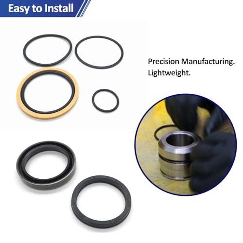 Image of REPLACEMENTKITS.COM Bush Hog Hydraulic Seal Replacement Kit | Compatible with Bush Hog M300, 2447QT, 2446QT, 2426QT, 2427QT Boom & Bucket Cylinders | Replaces Part 25H49328