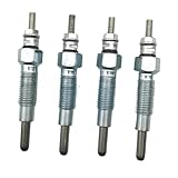 4 Pcs Glow Plug 15221-65510 15401-65510 15521-65512 Compatible With Kubota V1702 V1902 Engine