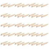 Cabilock Holz Schräge Dübel 50 Stück 9,5mm Zubehör für Tischler und Holzbearbeitung mit Positionierung und Bohrlochbestimmung