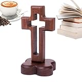 Generisch Tischkreuz | Katholische Stehende Statue,Religiöses Christus Tischzentrum | Für Wohnzimmer Schlafzimmer Büro Wandregal Kirche Party Hochzeit Männer