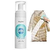 Limpiador en Seco Chaqueta de Plumón, Spray Quitamanchas, Limpiador de Manchas Difíciles Ropas, Elimina Manchas Comida, Grasa y Café Ropa, Ropa Interior y Telas, 200ml