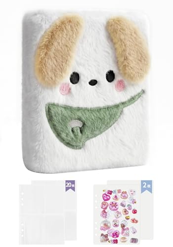 Amazon.co.jp: GOKEI シール帳 A6 バインダー ふわふわ 可愛い 推し活