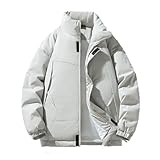 Características： Ropa Termica Hombre Es Una Elegante Cazadora De Invierno Para Hombre Con Un Corte Holgado Que Favorece La Libertad De Movimiento Y La Calidez , Abrigo De Plumas Hombre Utiliza Materiales De Alta Calidad Que Ofrecen Una Eficaz Protección Contra El Viento Y Un Aislamiento Térmico Confiable