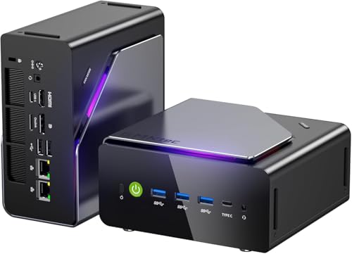 Image of GMKtec K15 Mini PC, Intel Ultra 5 125U(12T /14C, Up to 4.3GHz), 16GB DDR5 1TB PCIe 4.0 SSD,GPU AI Boost (Int8), Mini Gaming Computer Quad 8K Display HDMI2.1+DP1.4+USB4+Type C
