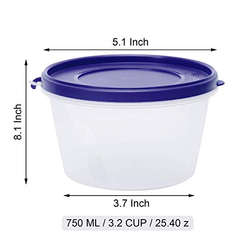 Image of Cutting EDGE Nesterware 750ml Stackable Container (Set of 3, Dark Blue)