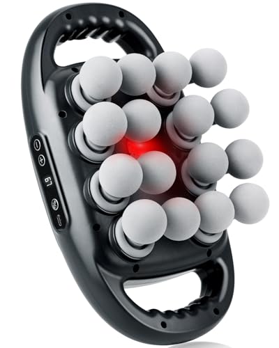 筋膜リリースガン【16ヘッドリリースガン・1つで16つ相当・全身解放】9つモード×9段階強力振動 6000mAh大容量 腰・背中・首・肩・太もも・ふくらはぎ ハンズフリー 一台多役 きんまくリリースガン 筋肉リラックス 全身リフレッシュ道具 お祝いバレンタインデー 誕生日 父の日 母の日 新年ギフト トレーニング後/全身リラックス (グレー)