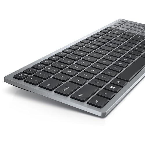 Dell KB740 Clavier compact dispositif sans fil 2.4 GHz Bluetooth 5.0 QWERTZ Allemand titan avec Service d'échange avancé le jour ouvrable suivant - vue 9