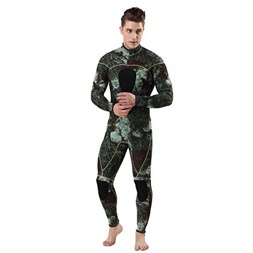 Seaintheson Women's Wetsuit,3MM Full Body Suit One Piece UV Protection Super Stretch Diving