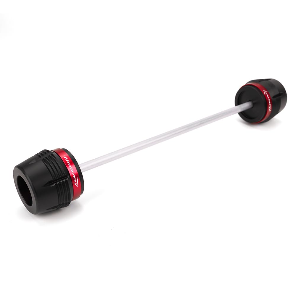 Motorrad Radschutz Passend Für CB750 CB 750 1000 Hornet CB1000 Hornet SP 2024 2025 Vorne Hinten Rad Gabel Slider Achse Crash Protector Hornet 750 1000 sp (Rot)