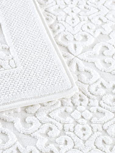 Serviettes de bain douceur coton d'Egee lot de 2 creme cocooning - 4