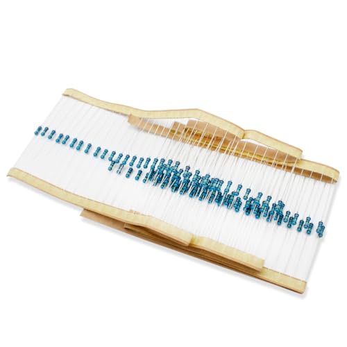 Innfeeltech 100 Pcs 1/4W 1% Tolerance 1M Ohm Metal Film Resistor Resistance for DIY Project and Experiments