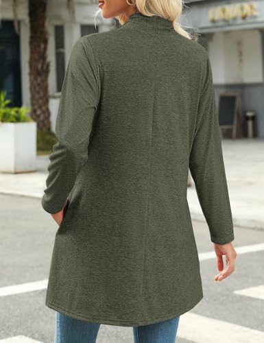 JollieLovin Women's Plus Size Long Sleeve Lightweight Cardigans Open Front Casual Soft Drape Fall Dusters4