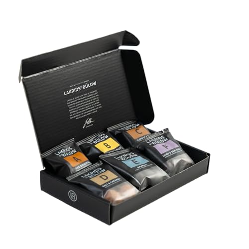 LAKRIDS BY BÜLOW - Taste Selection - 72g - 6 Sorten Dänischer Gourmet...