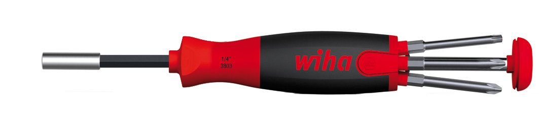 Wiha SB 3803 01-021 Cordless Screwdriver with 6 Inserts PH/PZ/Torx® 70mm