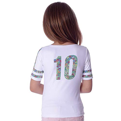 Blusa Infantil Meia Manga com Proteção UV Estampa Exclusiva Copa do Mundo Brasil 10