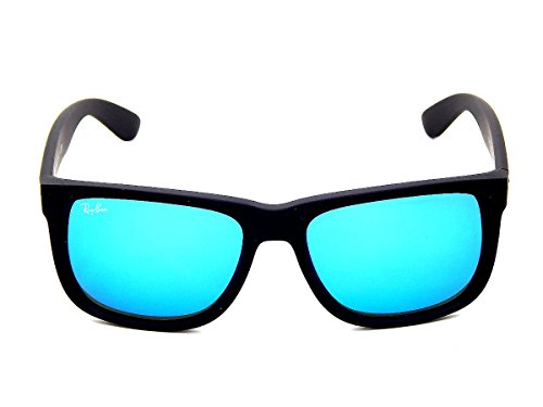 Ray Ban RB4165 622/55 Black/Blue Mirror 55mm Sunglasses2