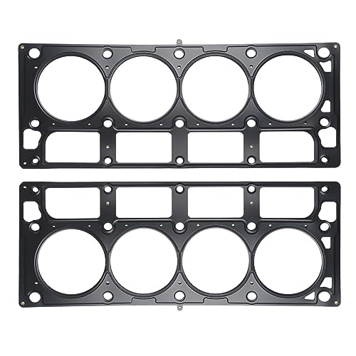 Image of Head Gasket Compatible with Chevy Cadillac GMC Vehicle 2004-2020 Avalanche Camaro Express Silverado Suburban, 2004-2014 Escalade ESV EXT, 2003-2020 Savana Sierra Yukon XL 1500 2500, Replace#26192PT