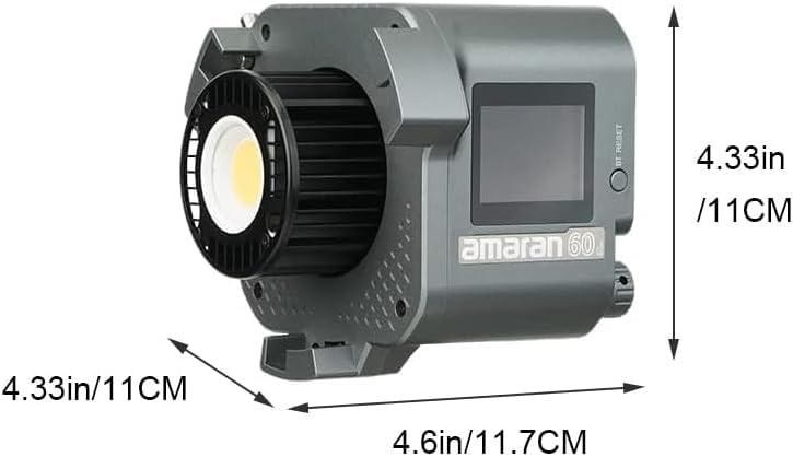 Amazon | Aputure Amaran COB 60dモデル 超軽量小型デイライト 65W