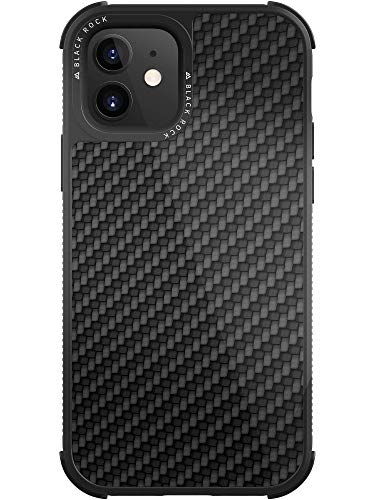 Black Rock - Handyhülle Robust Case Real Carbon Hülle passend für Apple iPhone 12 Mini I Karbon,...