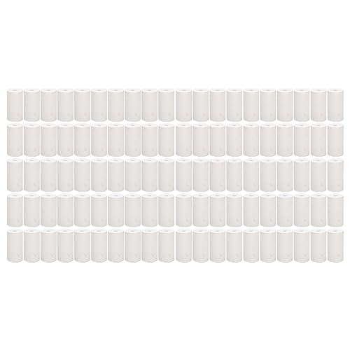 Papel térmico de 2,2x1,2 pulgadas con espesor anticaídas para evitar atascos e impresiones borrosas